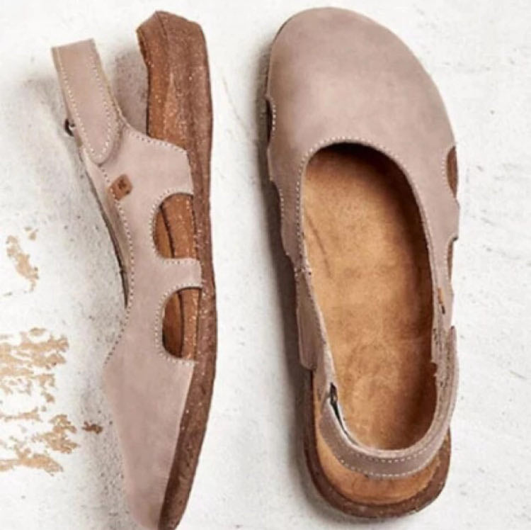 KS | Sandals with sling-back straps