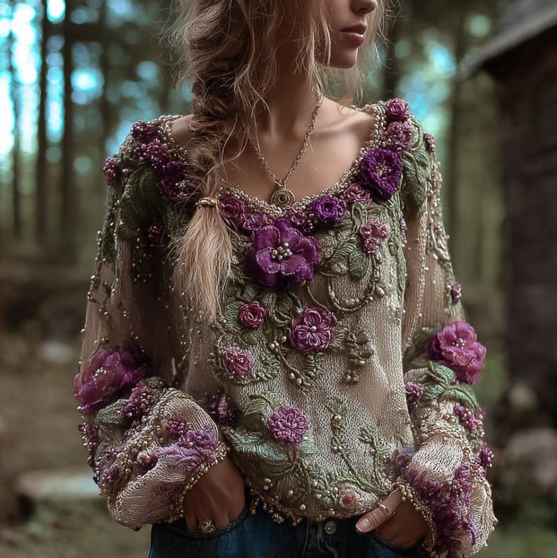 Gracefully Designed Sweater