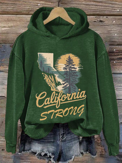Comstylish Women's California Strong Casual Hoodie