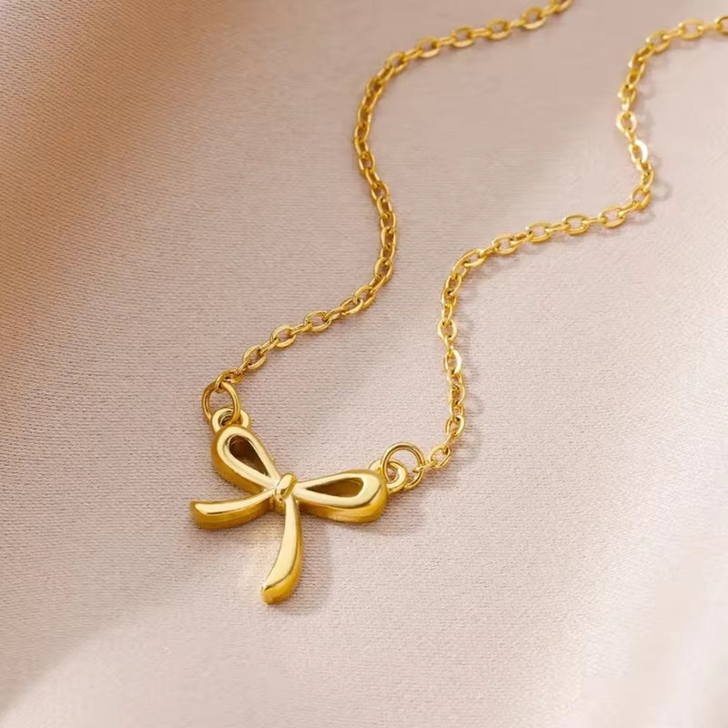 Vintage Handmade Gold Necklace