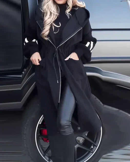 JO | long coat with loose pockets
