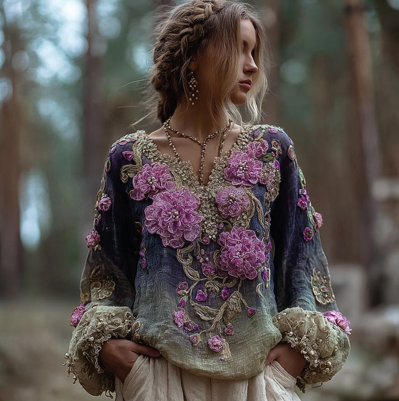 Timeless Vintage Style Top