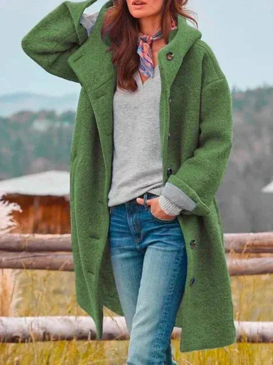 JO | stylish long tweed jacket