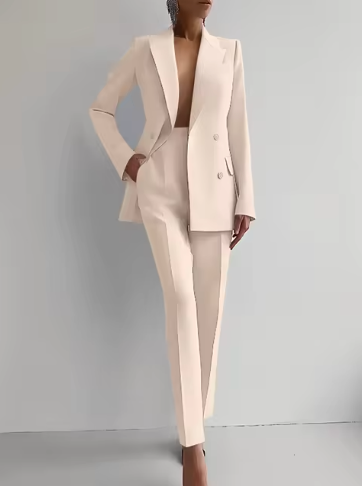 JO | Set of blazer and pleated trousers