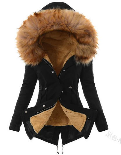JO | elegant winter coat made of faux fur
