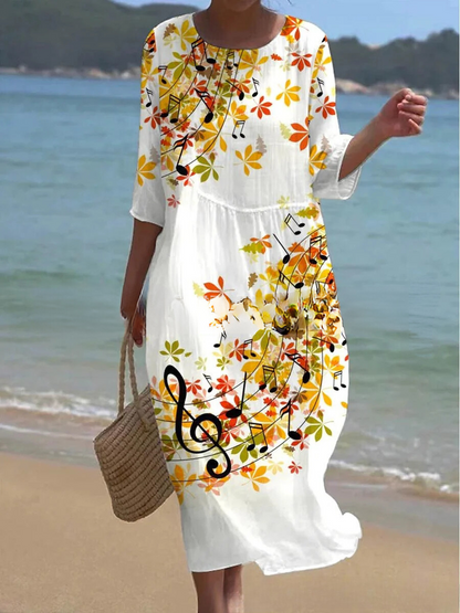 KS | Maxi dress with floral pattern
