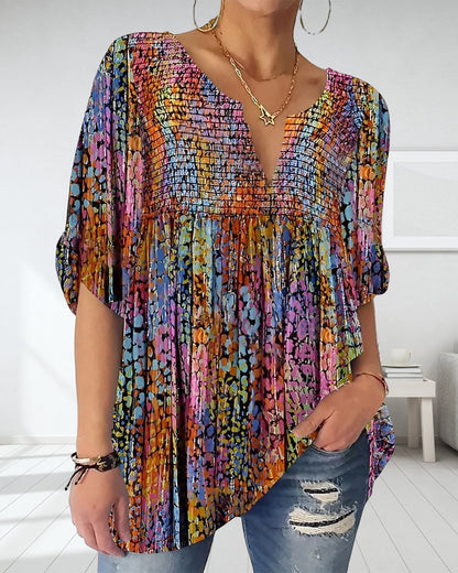 KS | Blouse with V-neck