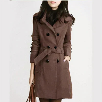 JO | Elegant belted jacket for women