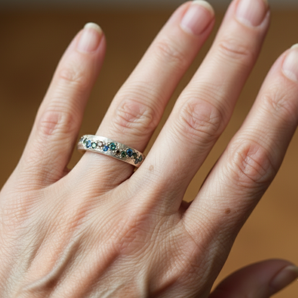 Delicate Artisan Gold Ring