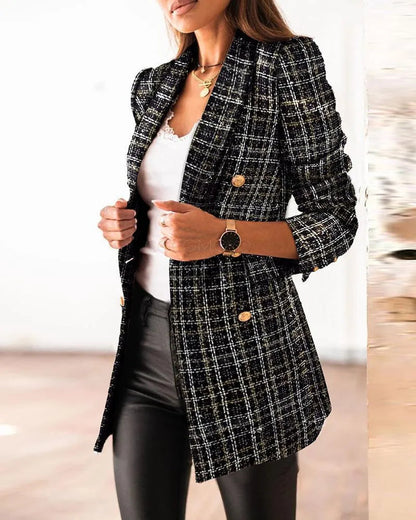 JO | Elegant collection - Detailed texture, golden buttons - Perfect for work or elegant occasions