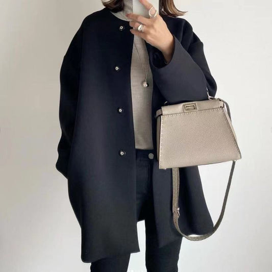 Elegant straight-fit loose casual jacket
