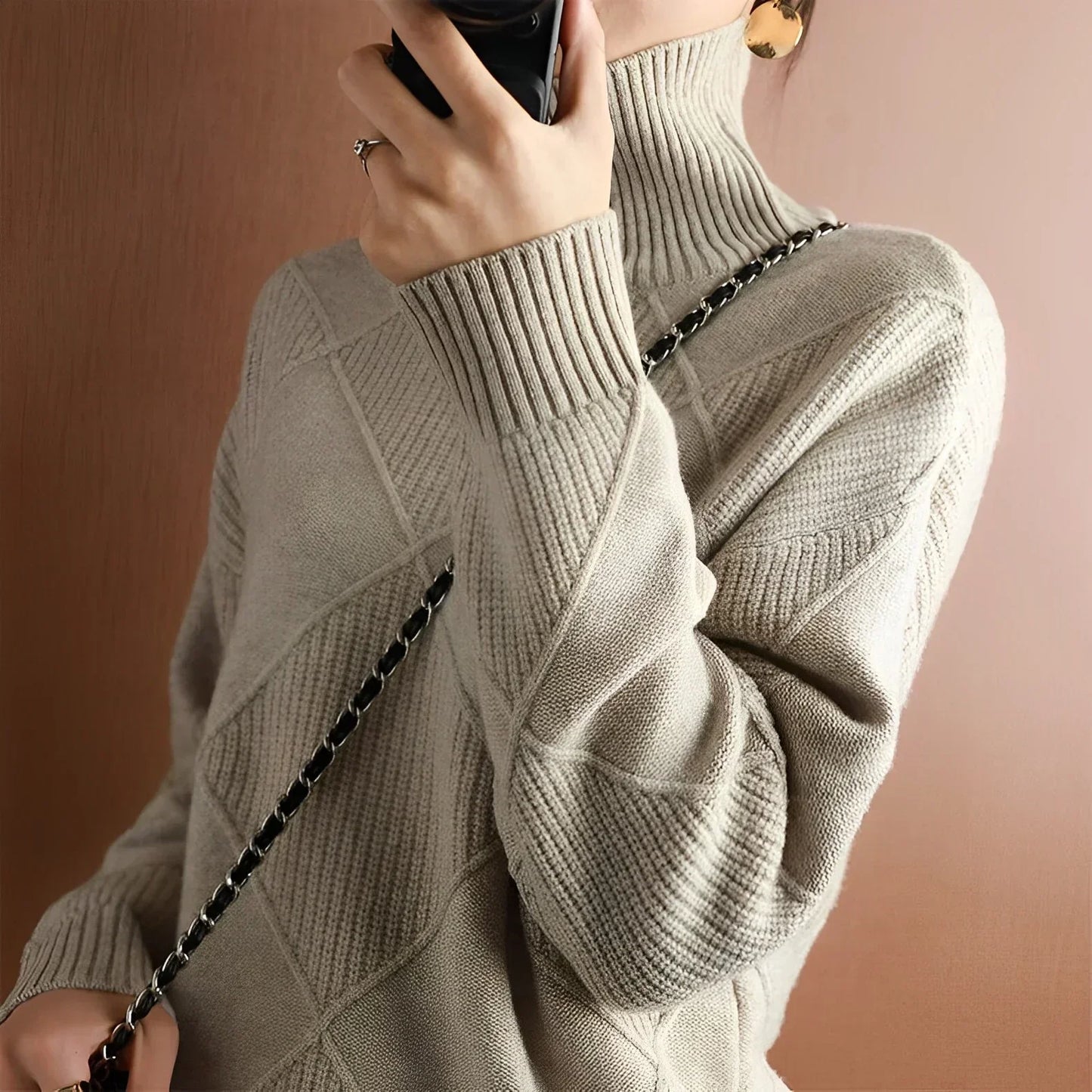 Gracefully Designed Sweater