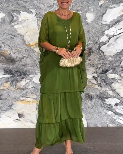 KS | Loose layered maxi dress