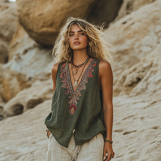 Timeless Vintage Style Top