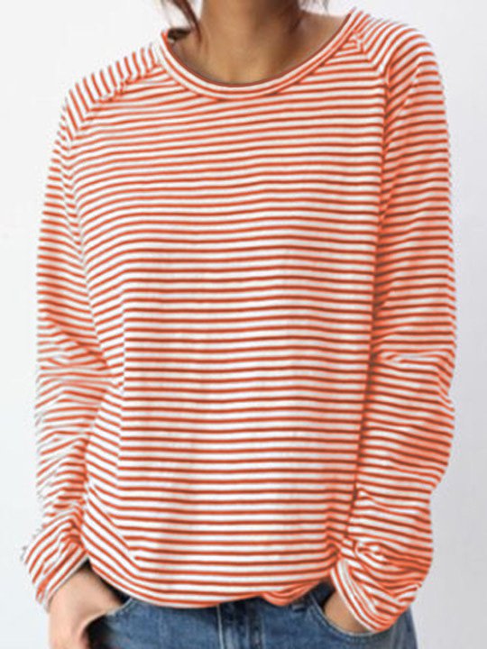 KS | Striped long-sleeved top