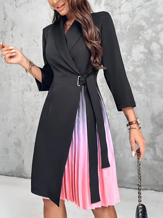 JO | Elegant blazer dress with gradient print