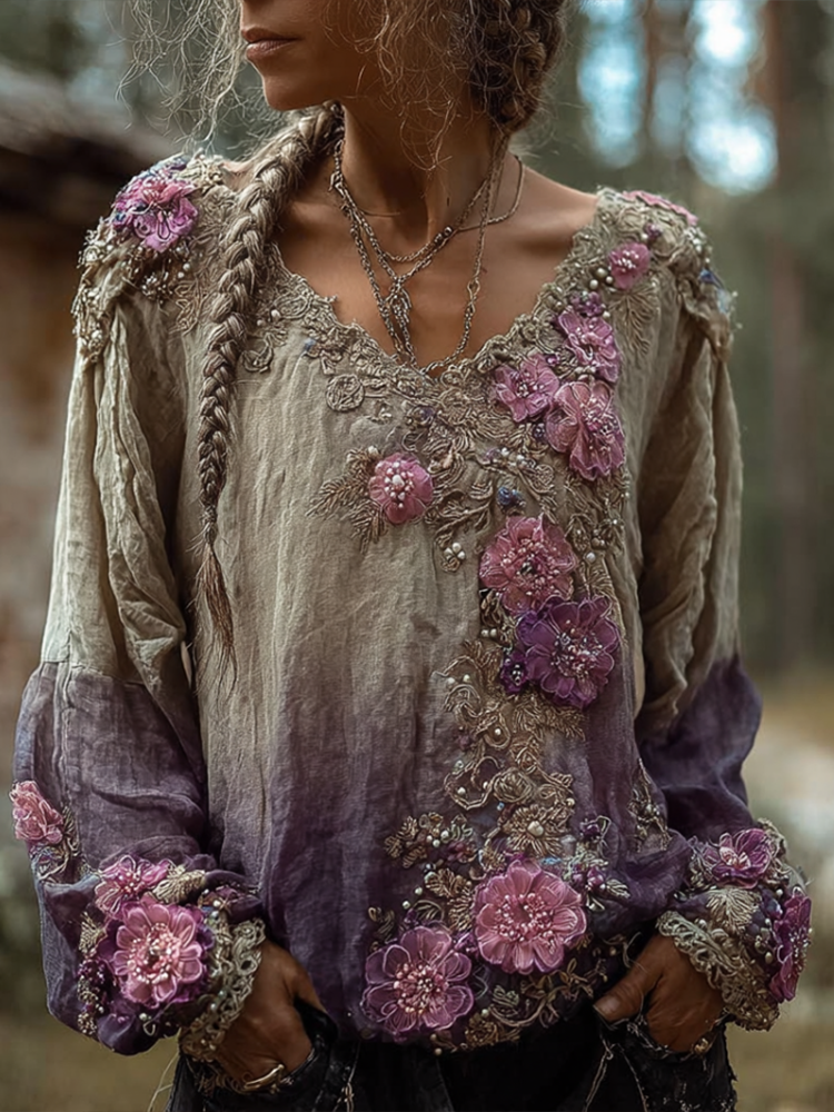 Timeless Vintage Style Top