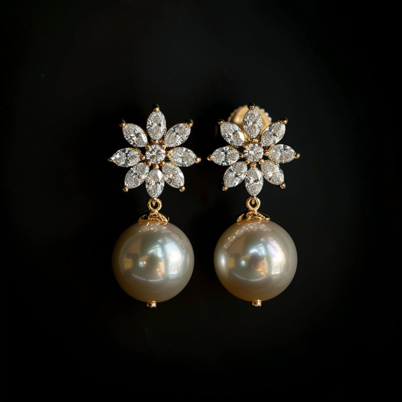Beautiful Pearl Earring with Unique Style