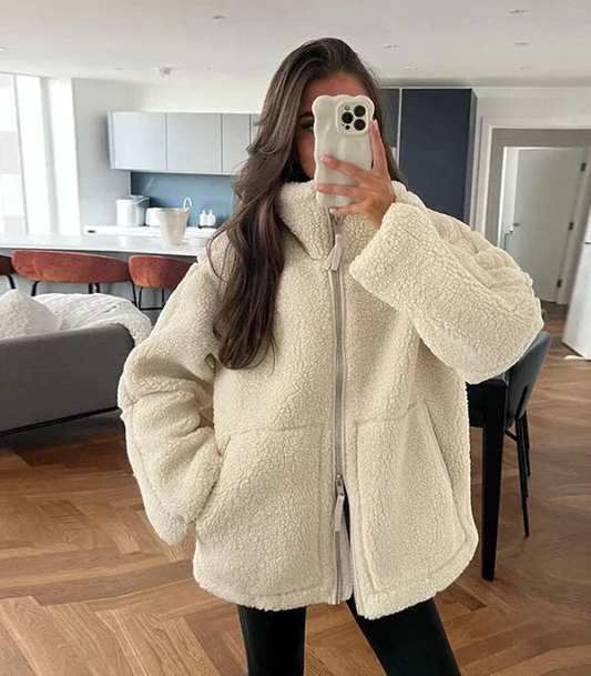 JO | Jacket with zipper and stand-up collar