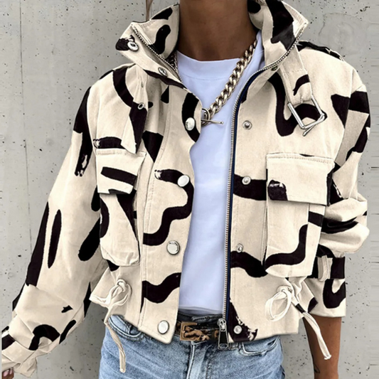 JO | Modern drawstring jacket for women