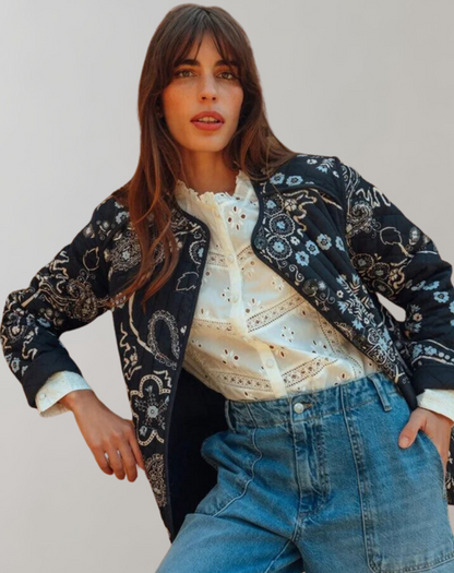 JO | Casual printed soft jacket