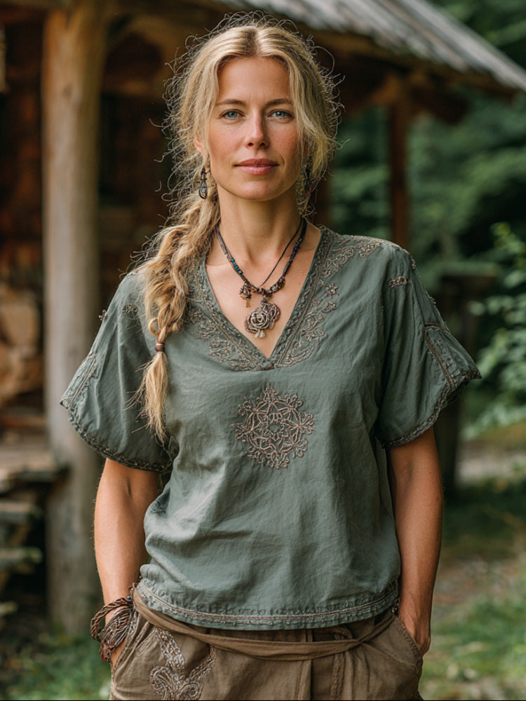 Timeless Vintage Style Top