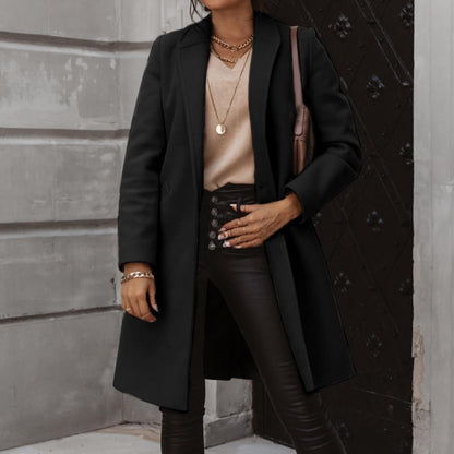 JO | Long cashmere jacket