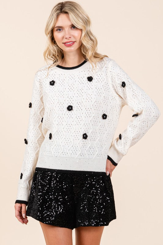 Gracefully Designed Sweater