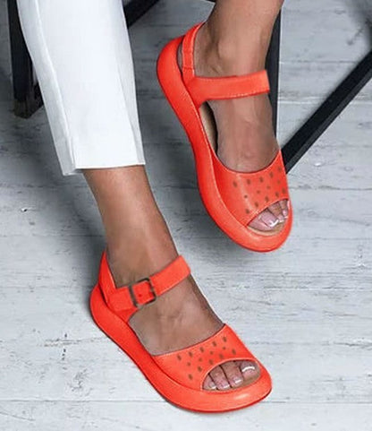 KS | Open sandals with adjustable strap