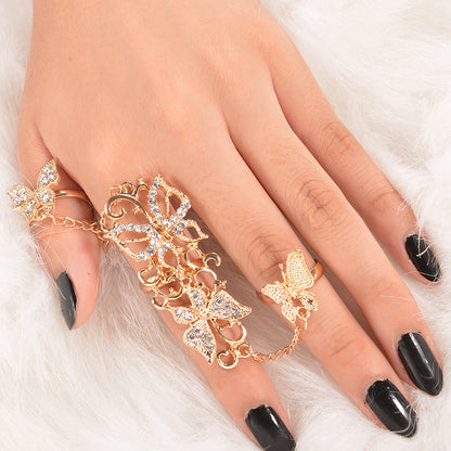 Delicate Artisan Gold Ring