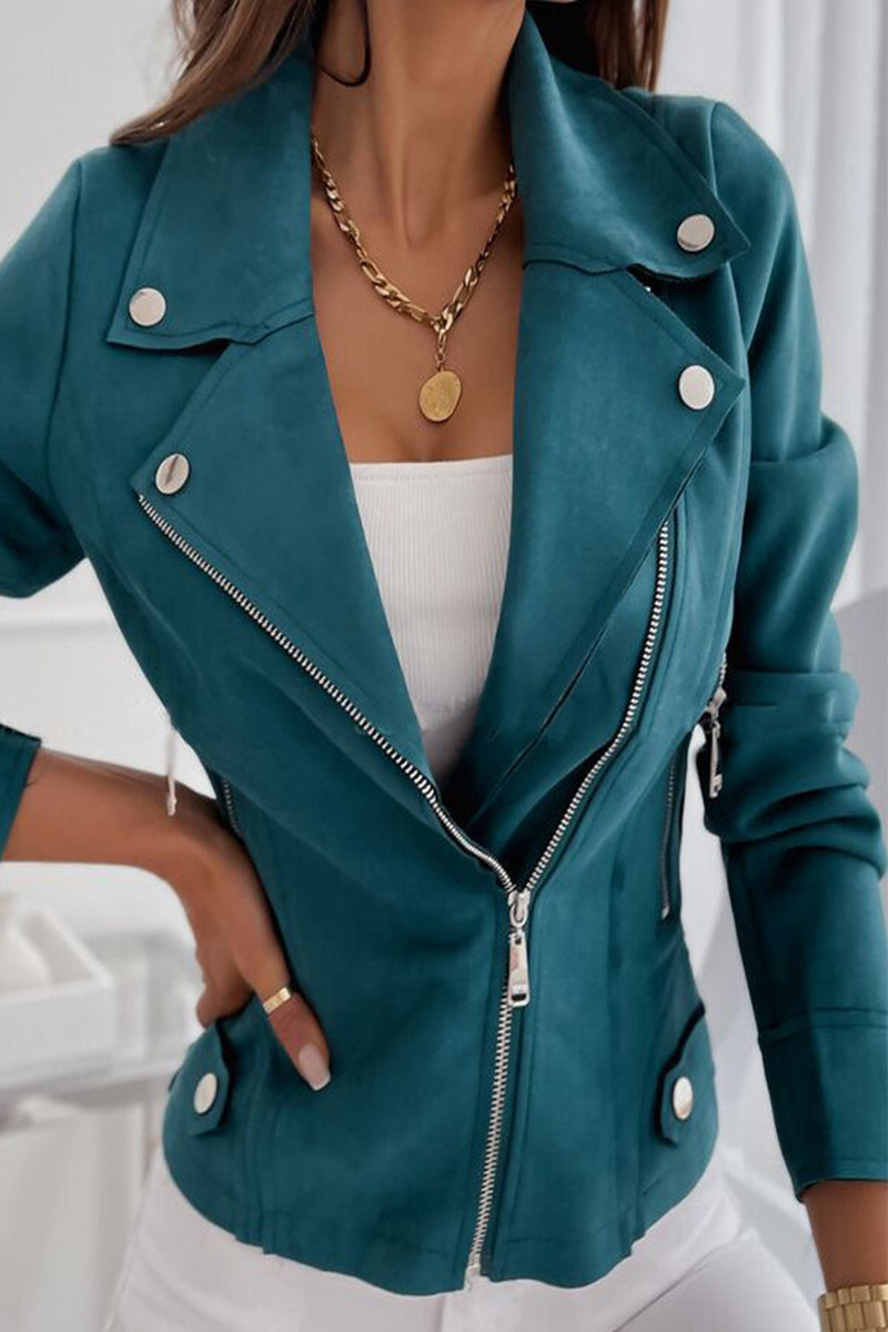 JO | Stylish jacket with zipper for an everyday look
