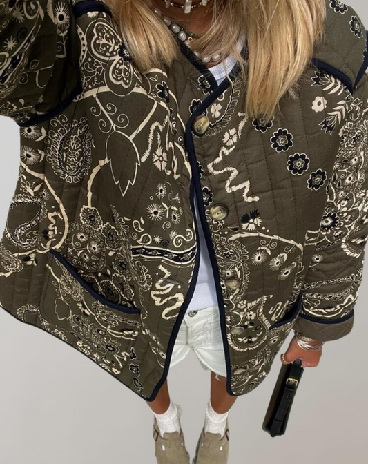 JO | Casual printed soft jacket