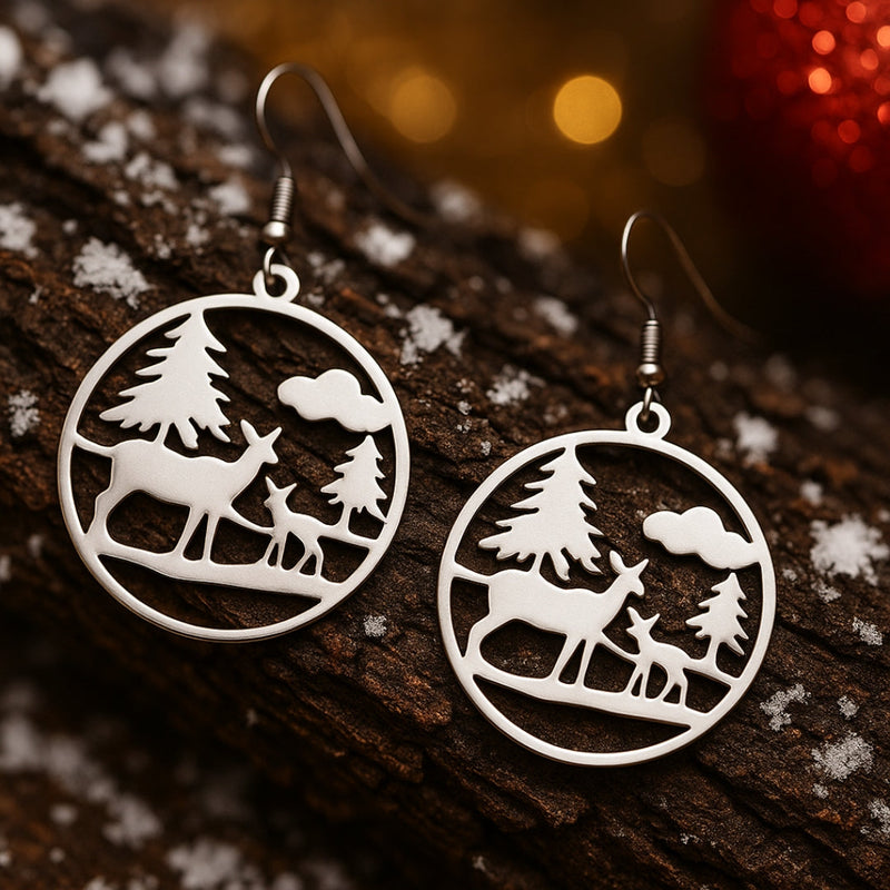 Delicate Artisan Silver Earring