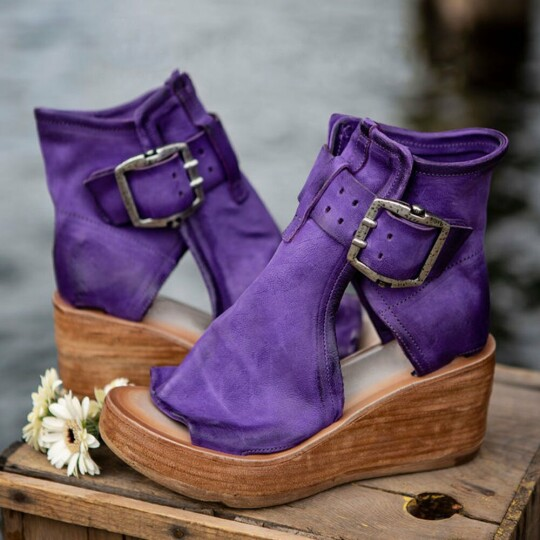 KS | Boho wedge sandals