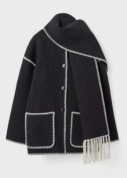 JO | Timeless tassel coat for women