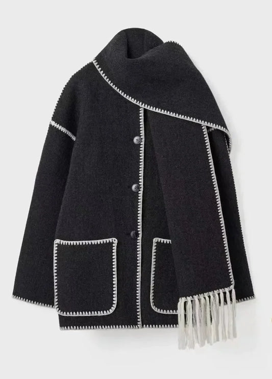 JO | Timeless tassel coat for women