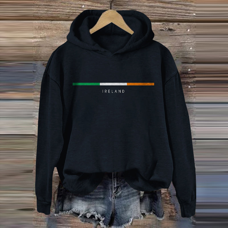 Comstylish Ireland Art Patterns Vintage Casual Hoodie