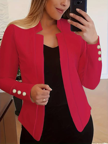 JO | casual blazer with long sleeves and buttons