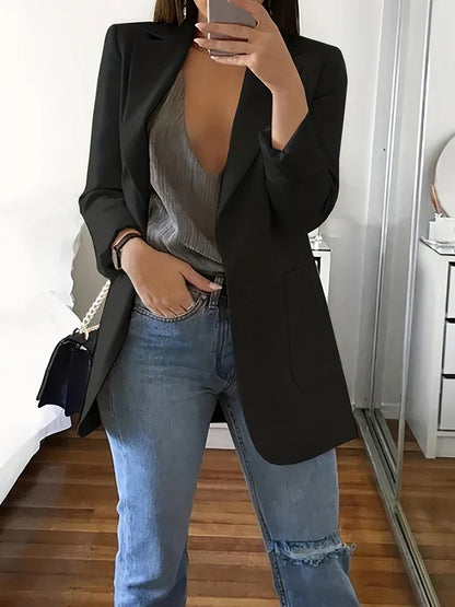 JO | Casual oversized lyre blazer