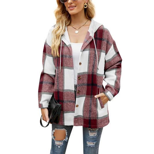 JO | Classic flannel jacket for women