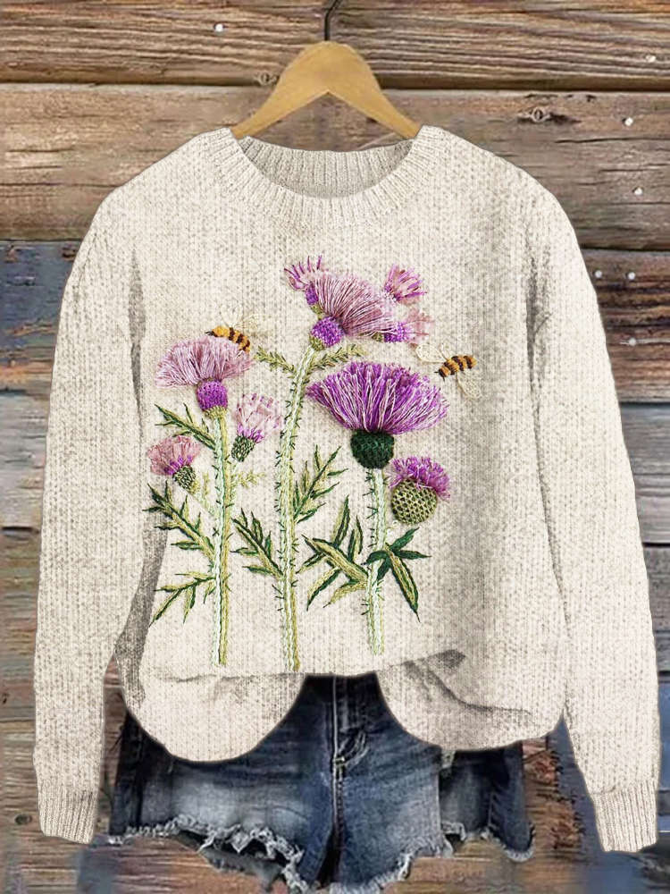 Gracefully Designed Sweater