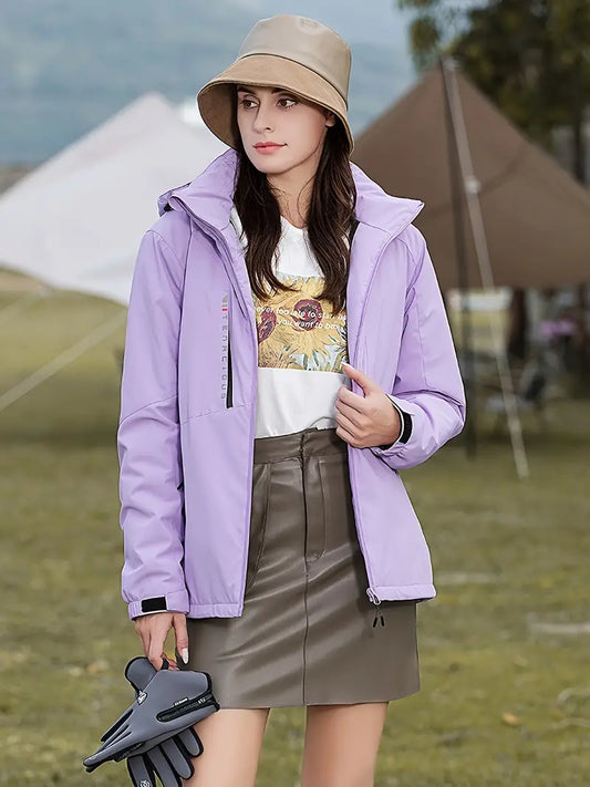 JO | Waterproof jacket with hood for women