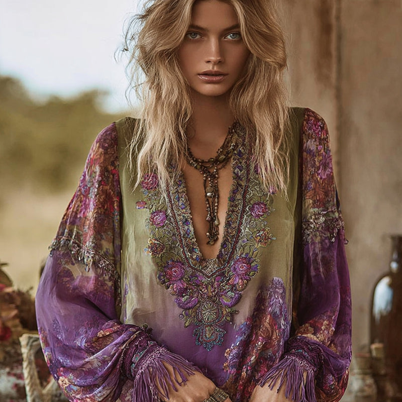 Timeless Vintage Style Top