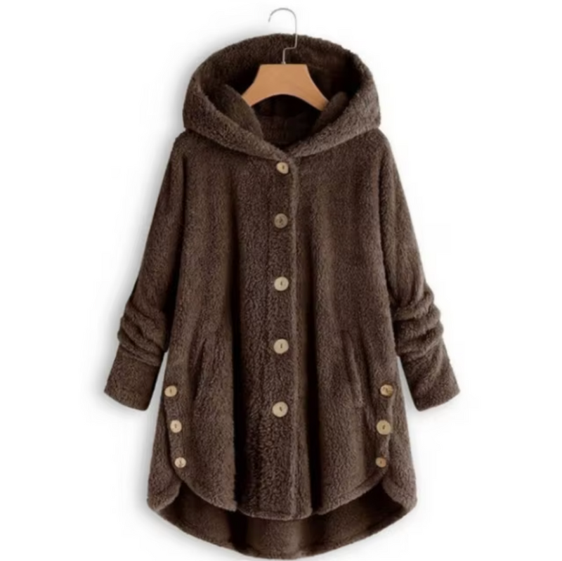JO | Wool teddy bear plush coat