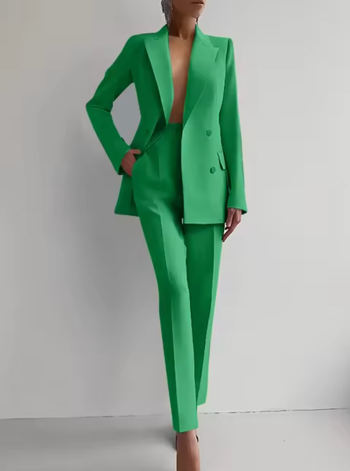 JO | Set of blazer and pleated trousers