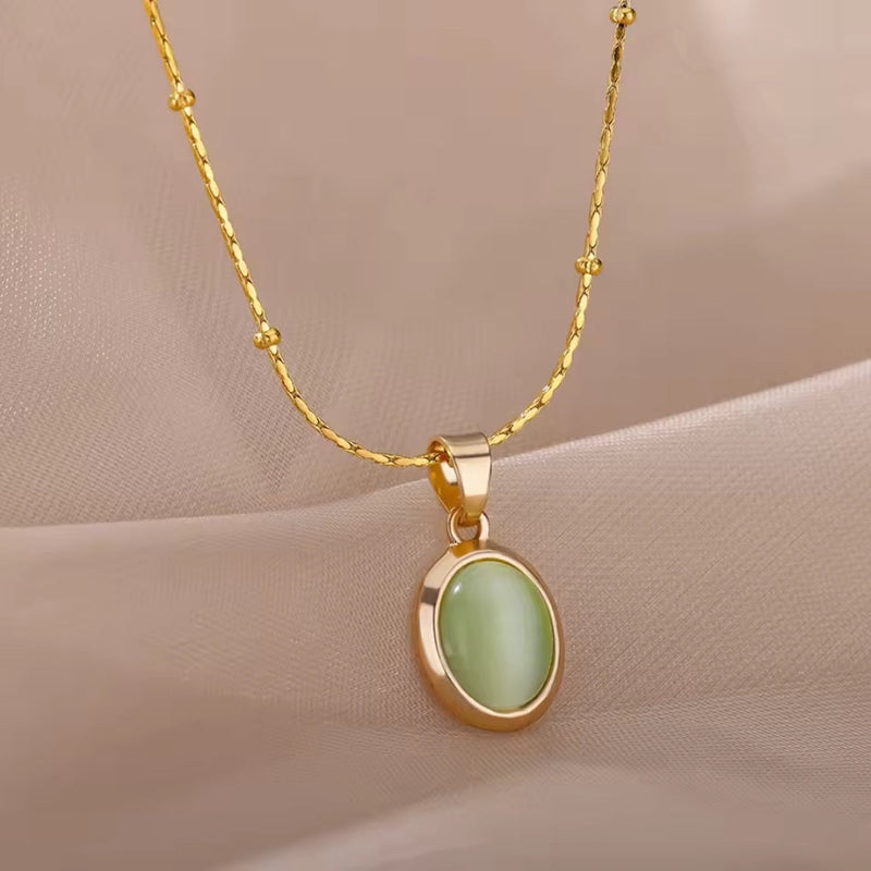 Vintage Handmade Gold Necklace
