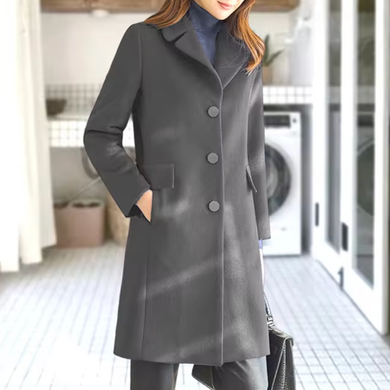 JO | Wool coat with front pocket