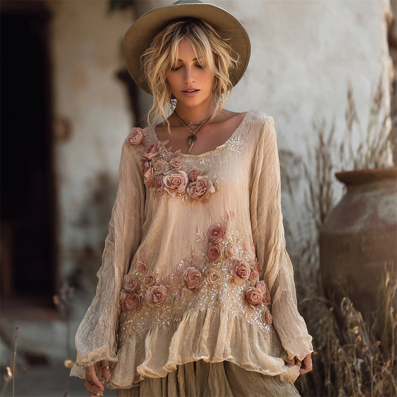 Timeless Vintage Style Top