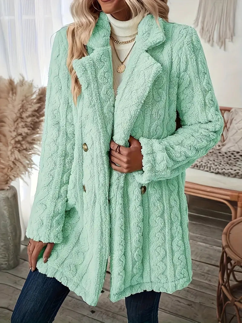 JO | Soft, single-colored, long-sleeved thermal jacket