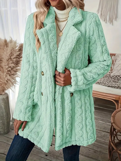 JO | Soft, single-colored, long-sleeved thermal jacket
